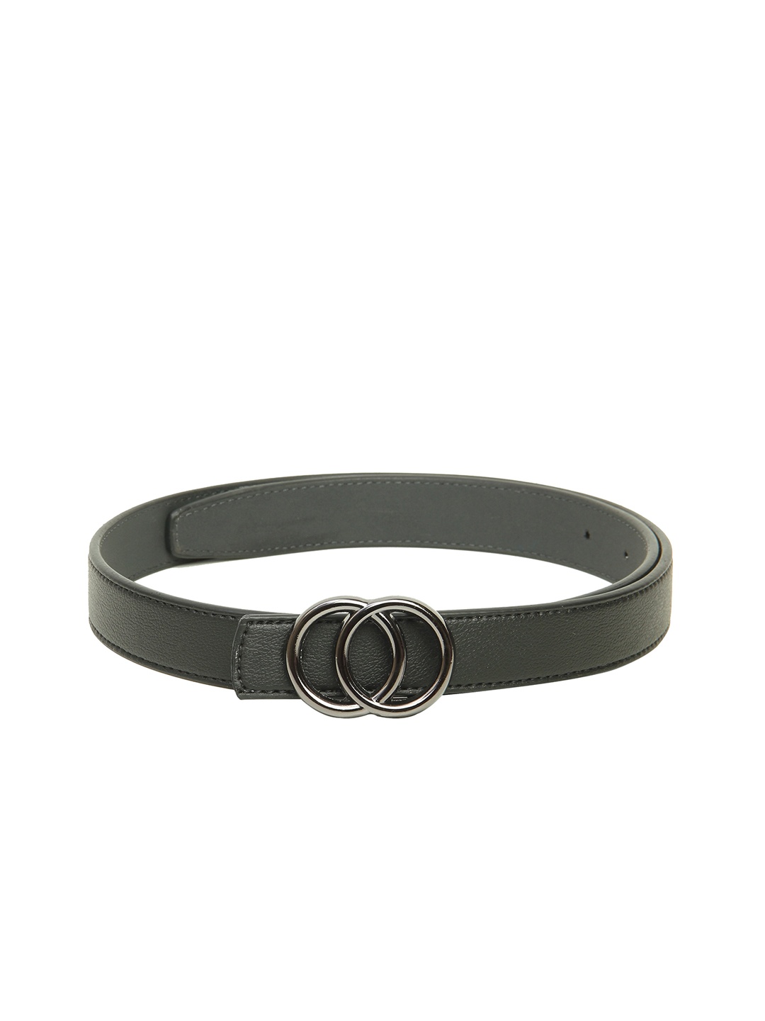 Calvadoss Girls Black Textured Belt