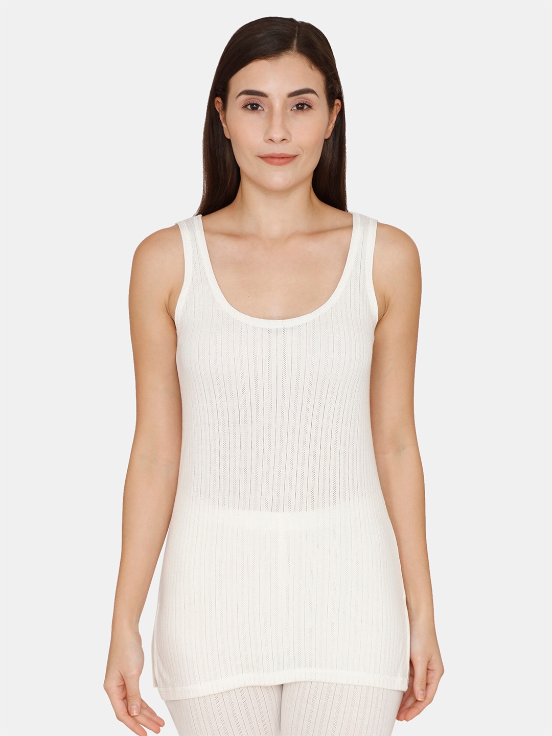 Zivame White Tank Top