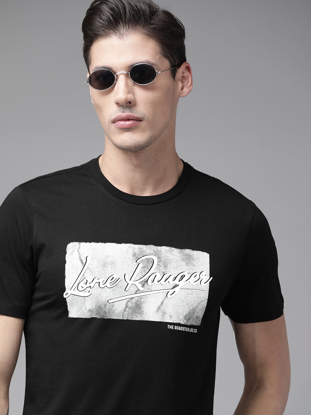 The Roadster Lifestyle Co Men Black Typography Printed Pure Cotton T-shirt
The Roadster Lifestyle Co Men Black Typography Printed Pure Cotton T-shirt