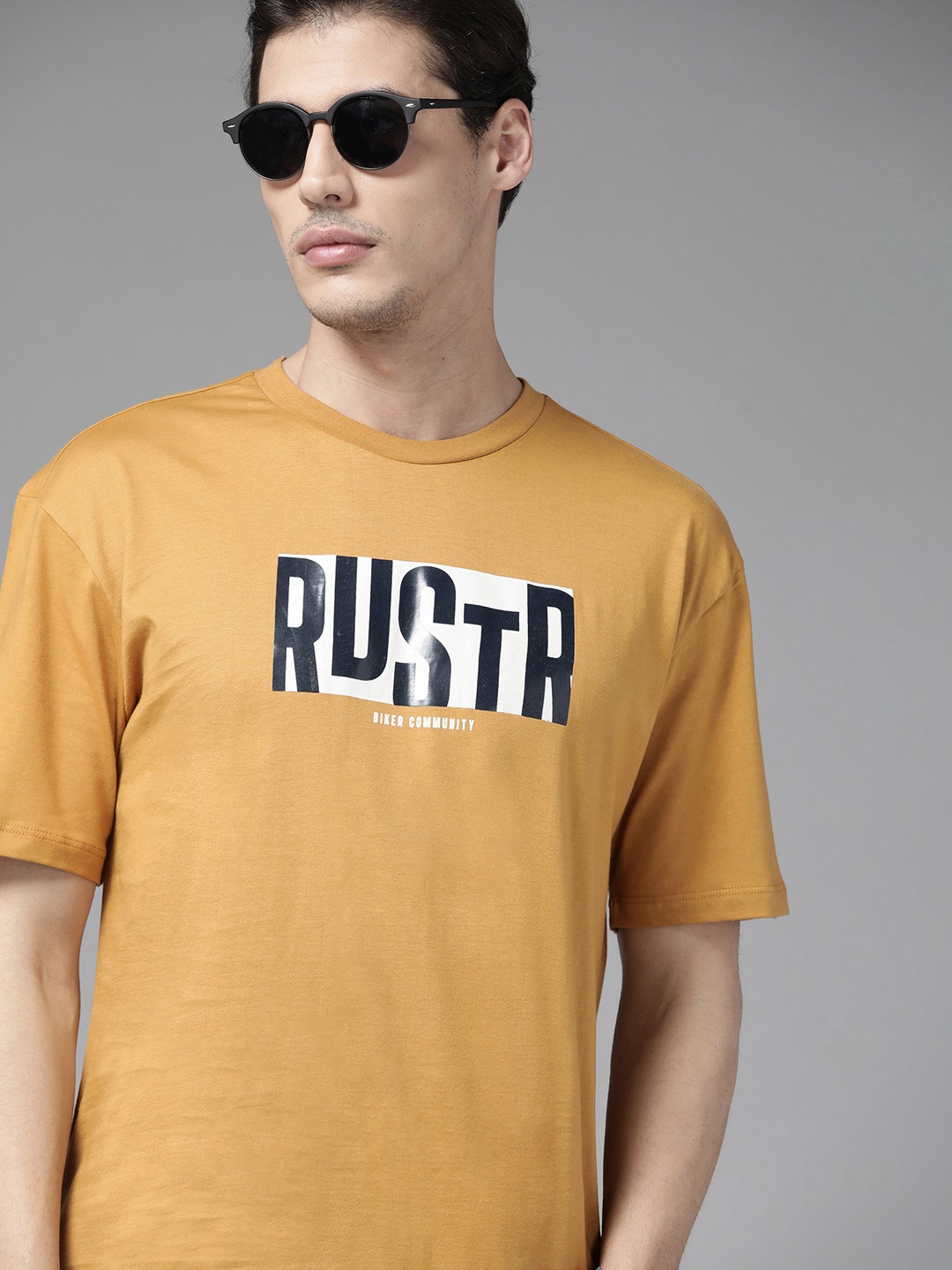 The Roadster Lifestyle Co Men Mustard Yellow & White Brand Logo Printed Pure Cotton T-shirt
The Roadster Lifestyle Co Men Mustard Yellow & White Brand Logo Printed Pure Cotton T-shirt