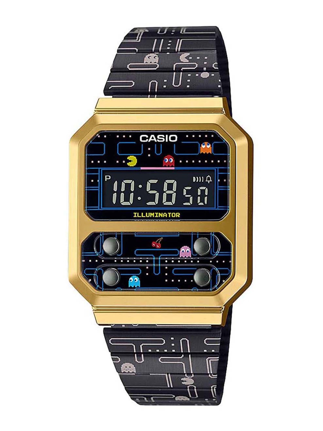 CASIO Unisex Black Dial & Black Stainless Steel Bracelet Style Straps Digital Watch D242
CASIO Unisex Black Dial & Black Stainless Steel Bracelet Style Straps Digital Watch D242