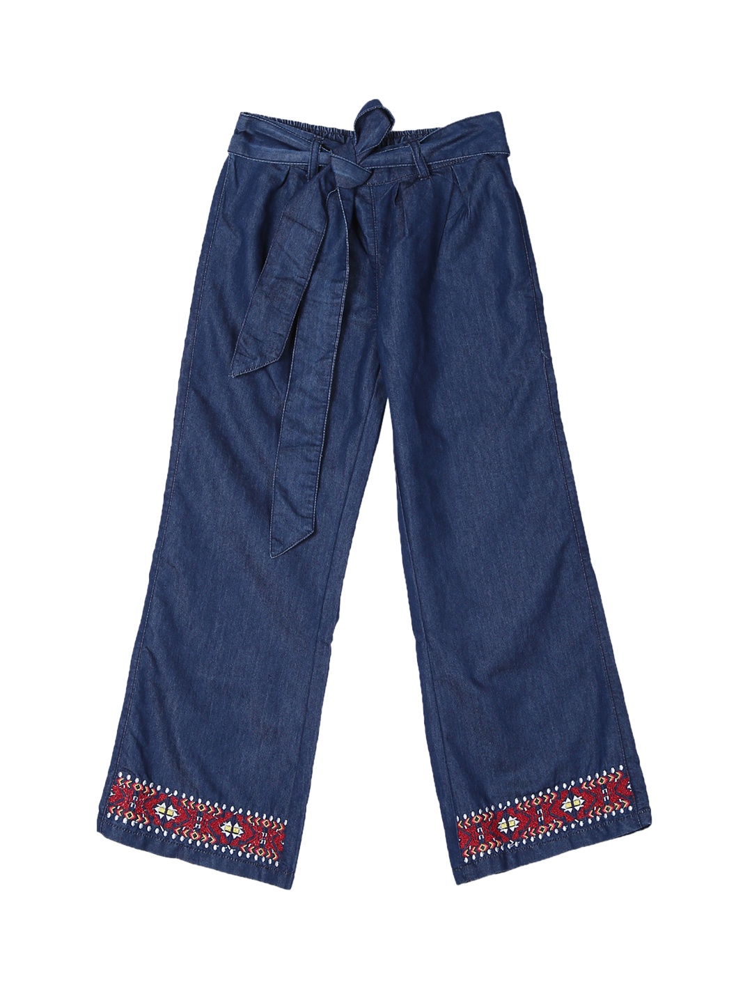 Cherokee Girls Blue Pure Cotton Trousers