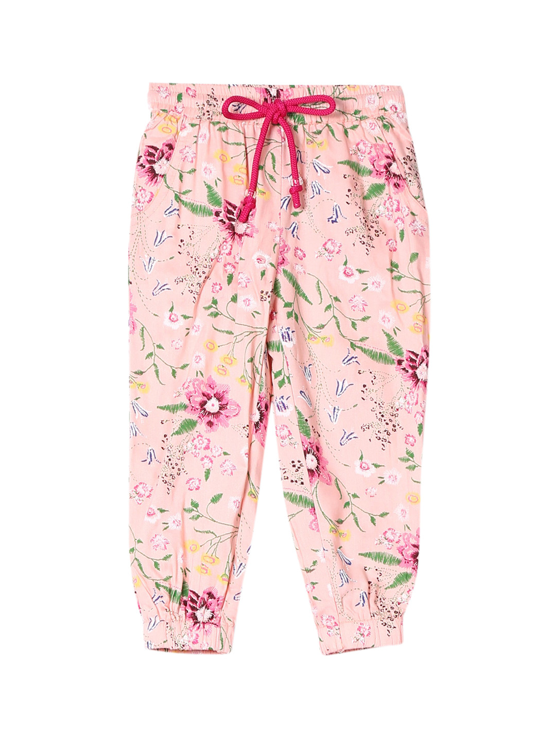 Donuts Girls Pink Floral Printed Joggers Trousers 
Donuts Girls Pink Floral Printed Joggers Trousers