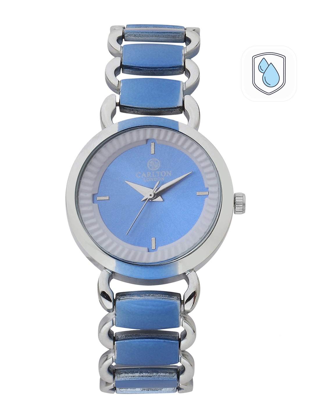 Carlton London Women Blue Dial & Blue Stainless Steel Bracelet Style Straps Analogue Watch
Carlton London Women Blue Dial & Blue Stainless Steel Bracelet Style Straps Analogue Watch