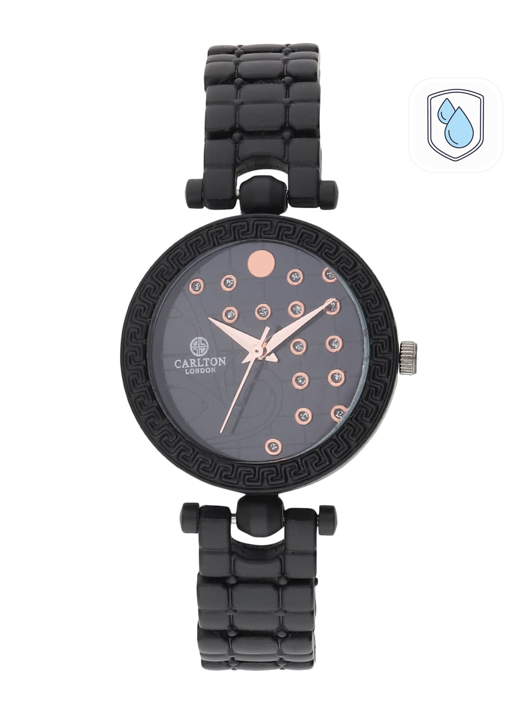 Carlton London Black Dial & Stainless Steel Bracelet Style Straps Analogue Watch CL062BK3
Carlton London Black Dial & Stainless Steel Bracelet Style Straps Analogue Watch CL062BK3