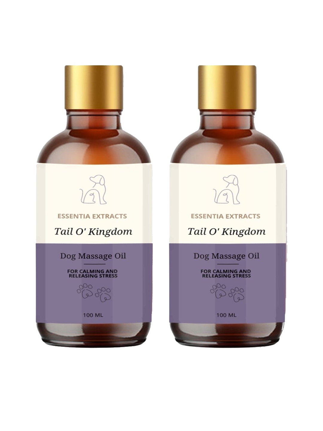 ESSENTIA EXTRACTS Pack of 2 Dog Massage Oil for Calming and Relieving Stress -100 ml Each, Brown
ESSENTIA EXTRACTS Pack of 2 Dog Massage Oil for Calming and Relieving Stress -100 ml Each, Brown