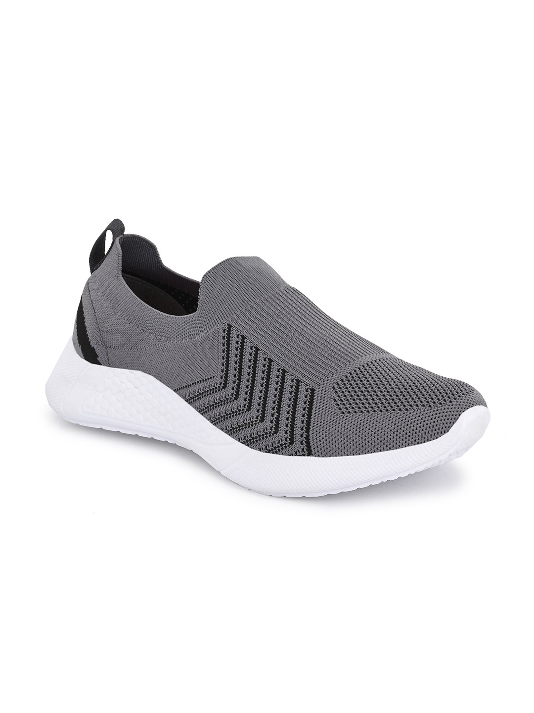 Yuuki Men Grey Mesh Walking Non-Marking Shoes