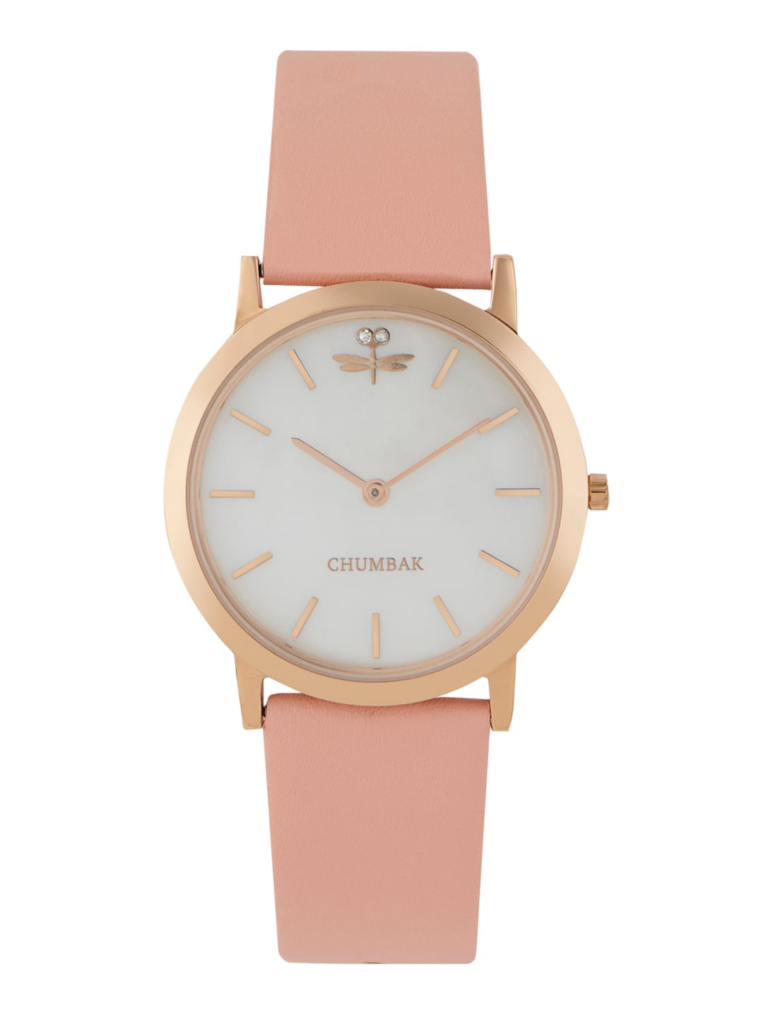 TEAL BY CHUMBAK Women White Dial & Peach Leather Straps Analogue Watch 8907605105876
TEAL BY CHUMBAK Women White Dial & Peach Leather Straps Analogue Watch 8907605105876