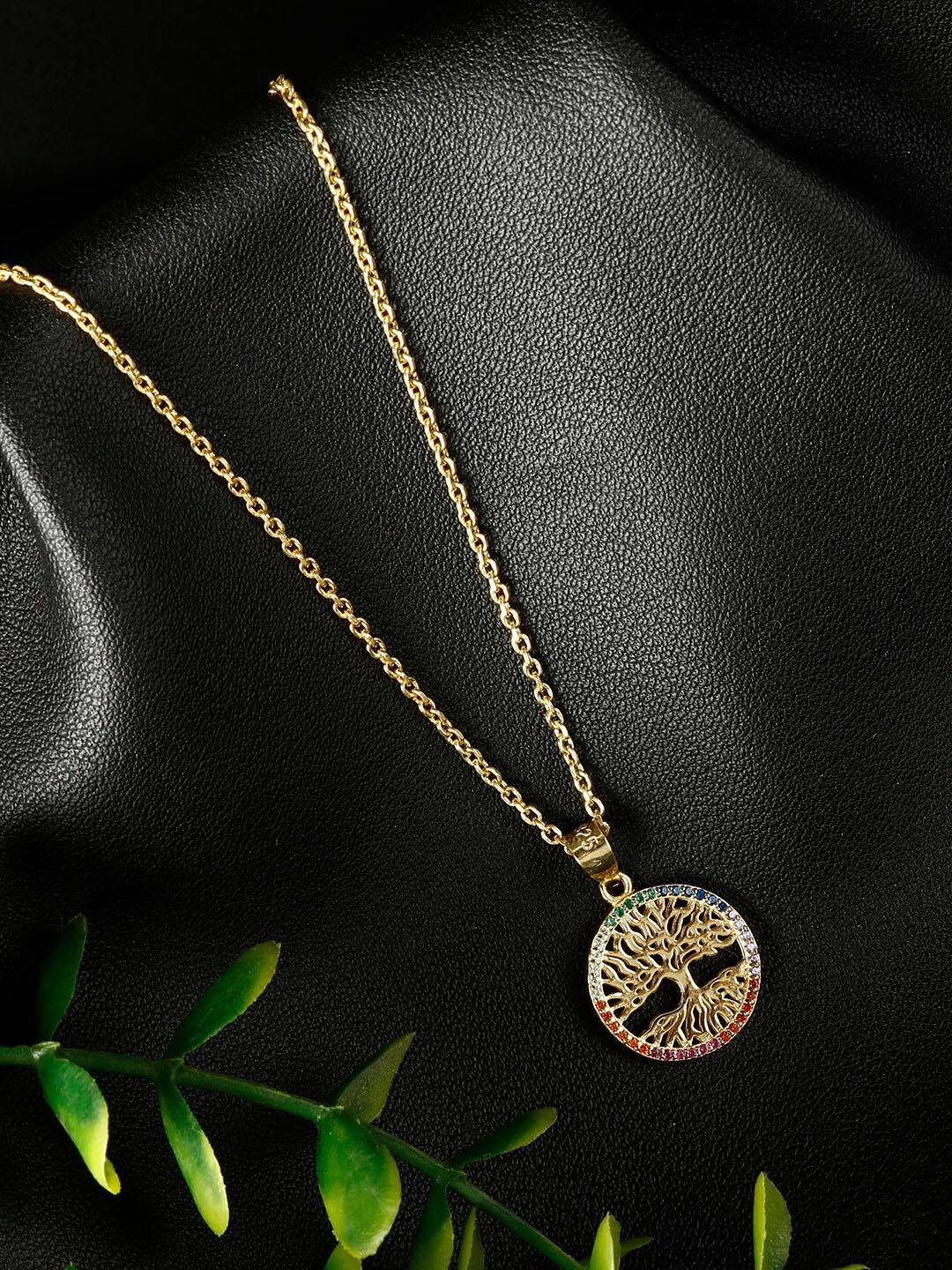 GIVA 925 Sterling Silver 18k Gold Plated Rainbow Tree of Life Pendant with Link Chain
GIVA 925 Sterling Silver 18k Gold Plated Rainbow Tree of Life Pendant with Link Chain