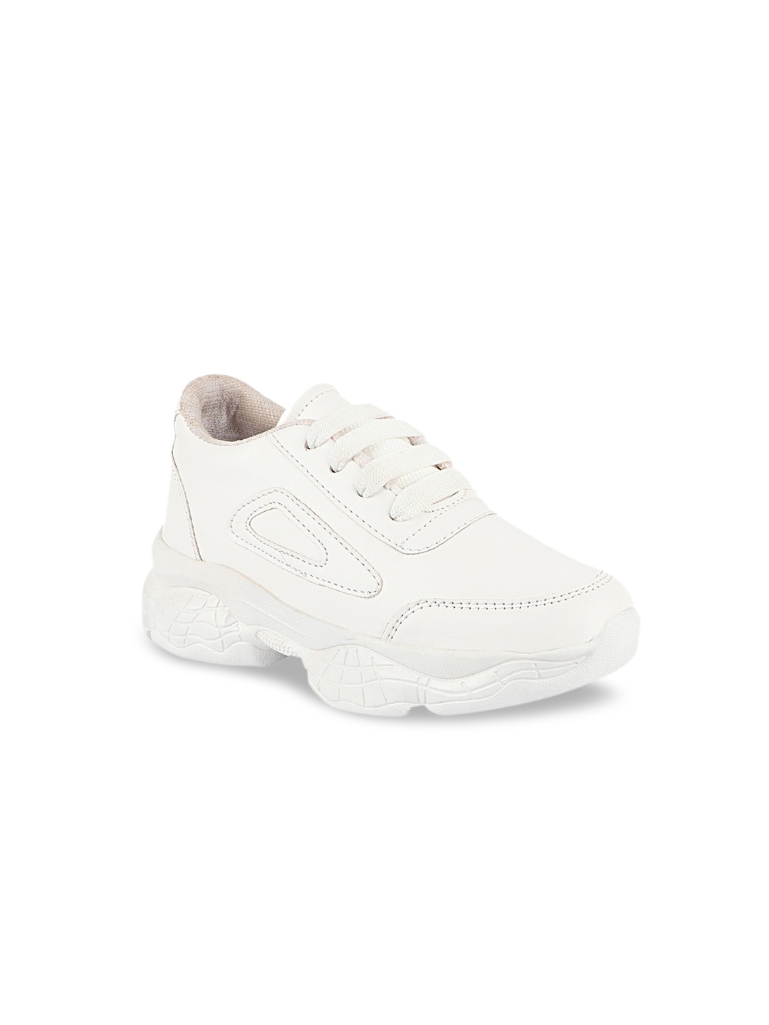 Shoetopia Girls White Sneakers