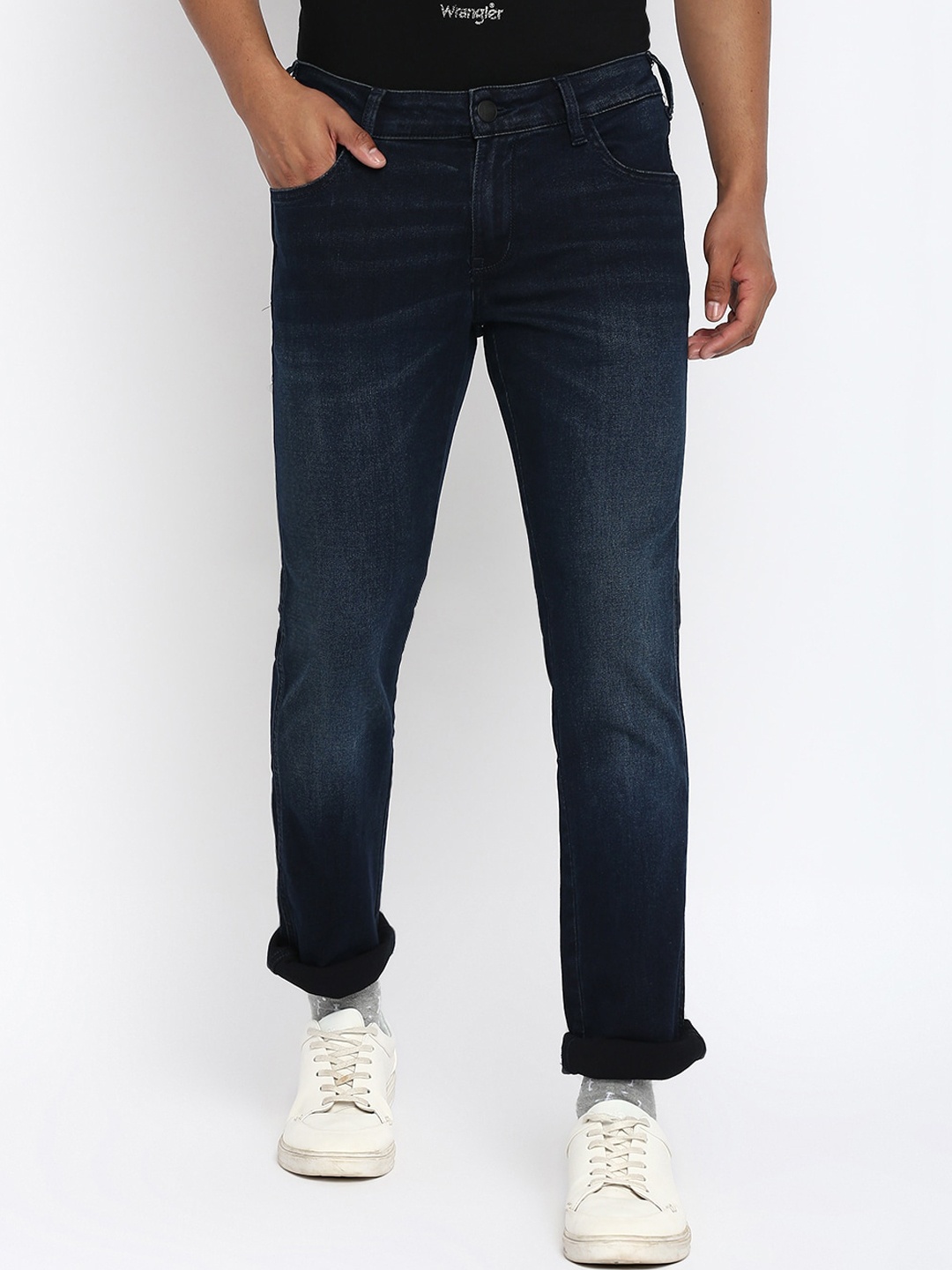 Wrangler Men Navy Blue Slim Fit Low-Rise Light Fade Cotton Stretchable Jeans
Wrangler Men Navy Blue Slim Fit Low-Rise Light Fade Cotton Stretchable Jeans