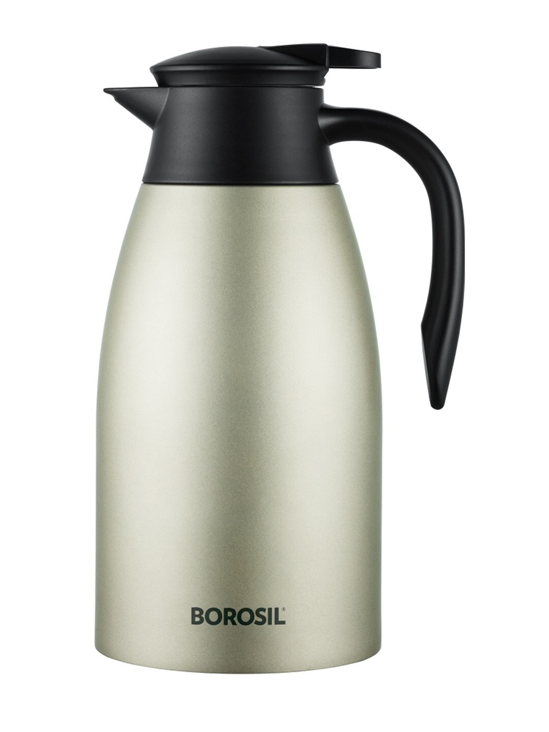 BOROSIL Oyste Double Wall Vacuum Insulated Steel 24hrs Hot & Cold Carafe Teapot 2L, Silver
BOROSIL Oyste Double Wall Vacuum Insulated Steel 24hrs Hot & Cold Carafe Teapot 2L, Silver