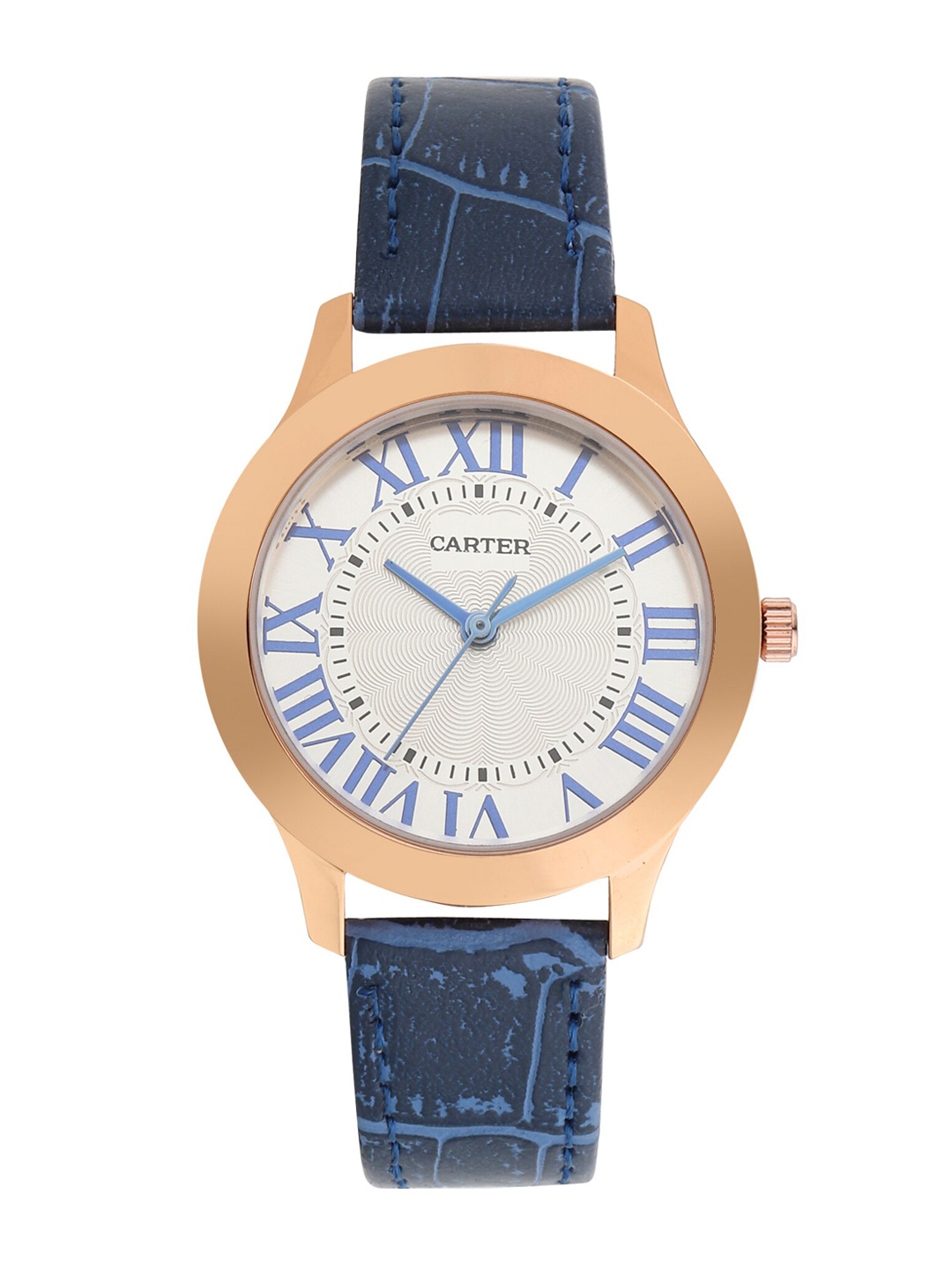 Sandy D Carter Women White Dial & Blue Leather Textured Straps Analogue Watch SD-Carter-15-WH
Sandy D Carter Women White Dial & Blue Leather Textured Straps Analogue Watch SD-Carter-15-WH