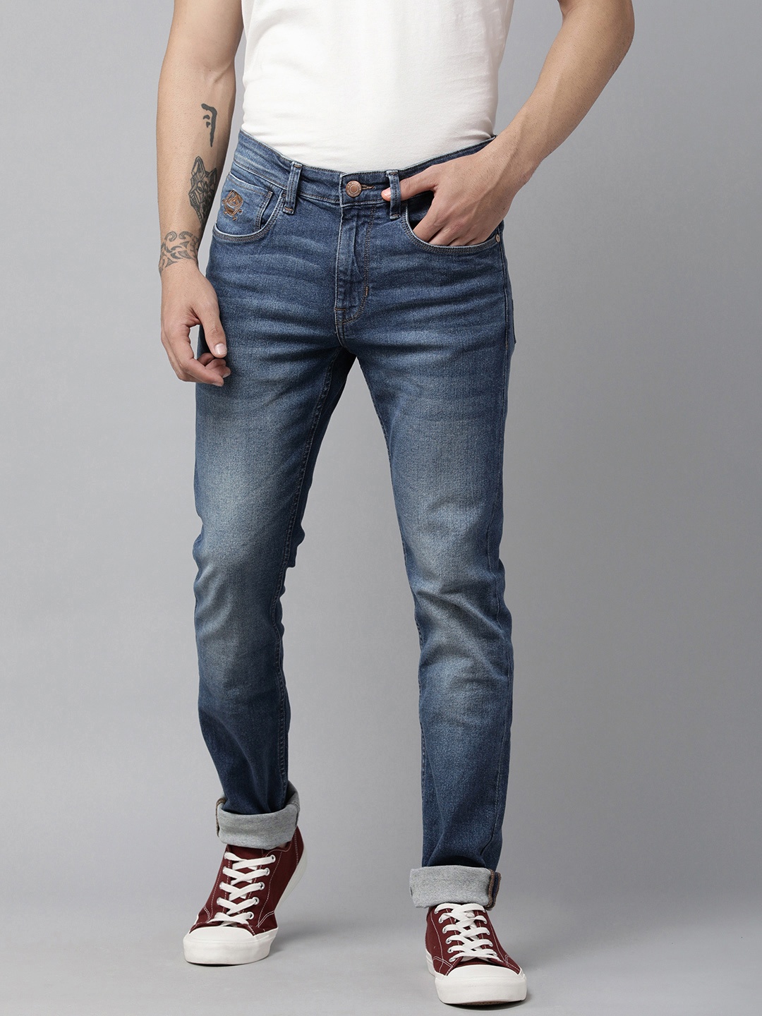 U.S. Polo Assn. Denim Co. Men Blue Regallo Skinny Light Fade Mid-Rise Stretchable Jeans
U.S. Polo Assn. Denim Co. Men Blue Regallo Skinny Light Fade Mid-Rise Stretchable Jeans