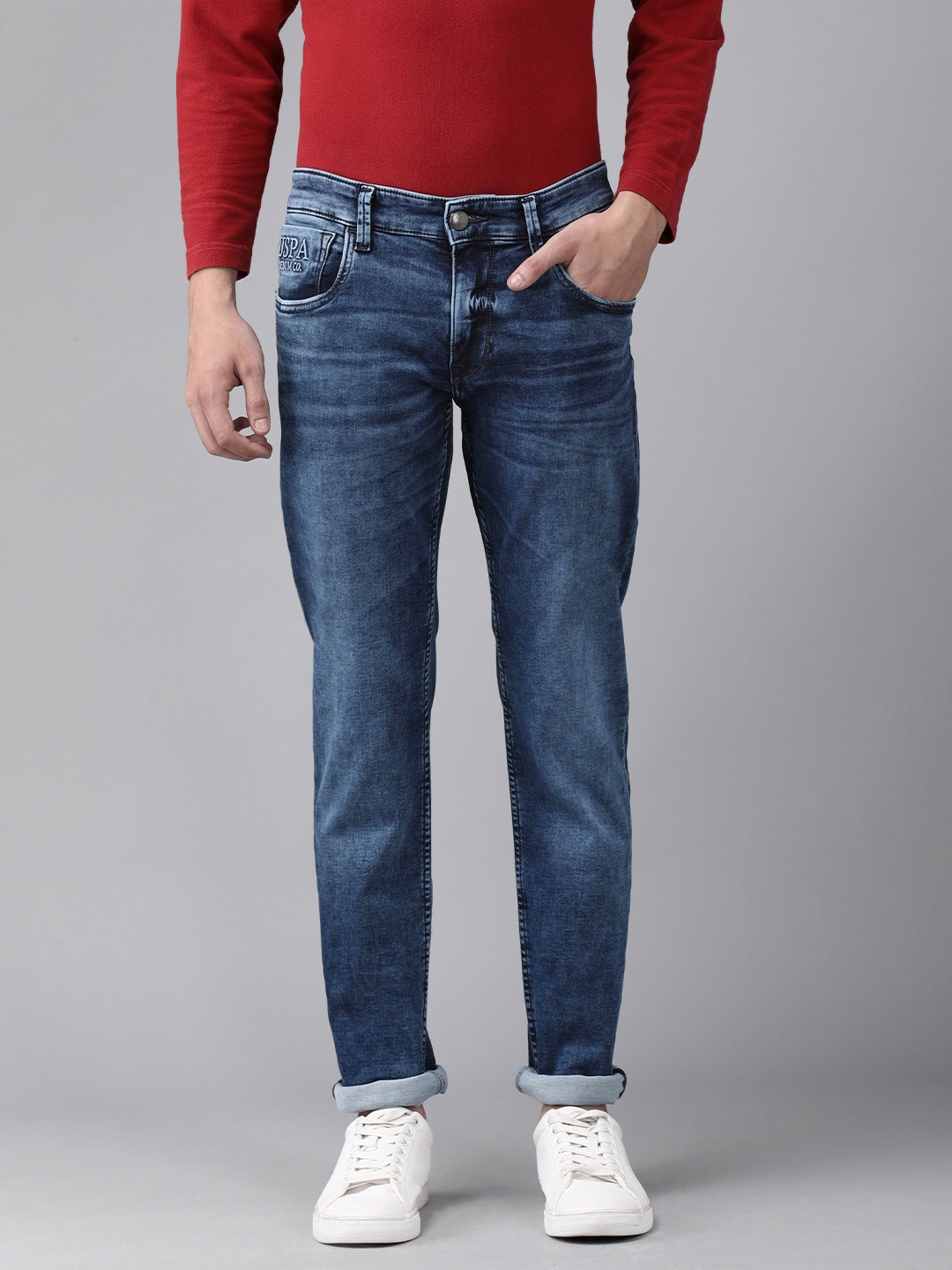 U.S. Polo Assn. Denim Co. Men Blue Brandon Slim Fit Mid-Rise Light Fade Stretchable Jeans
U.S. Polo Assn. Denim Co. Men Blue Brandon Slim Fit Mid-Rise Light Fade Stretchable Jeans