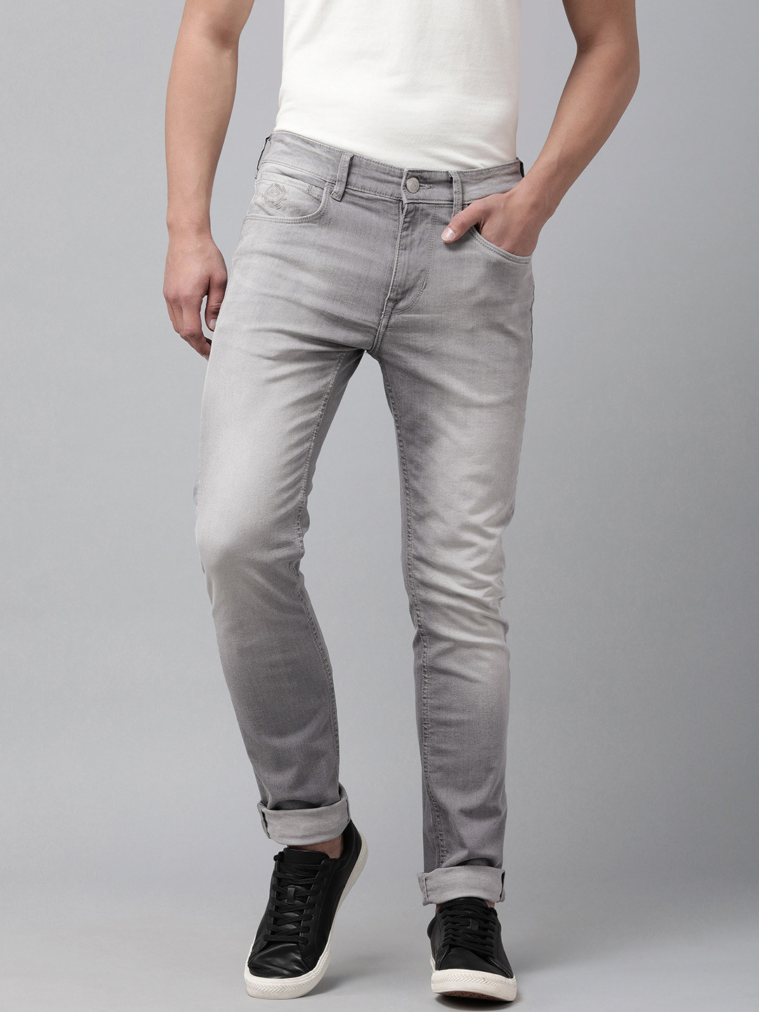 U S Polo Assn Denim Co Men Grey Regallo Skinny Fit Heavy Fade Stretchable Jeans
U S Polo Assn Denim Co Men Grey Regallo Skinny Fit Heavy Fade Stretchable Jeans