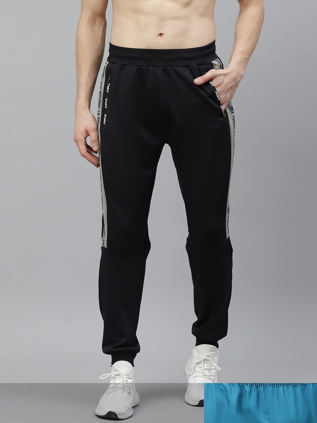 HRX By Hrithik Roshan Men Pack Of 2 Slim Fit Rapid-Dry Running & Training Track Pants, Blue
HRX By Hrithik Roshan Men Pack Of 2 Slim Fit Rapid-Dry Running & Training Track Pants, Blue