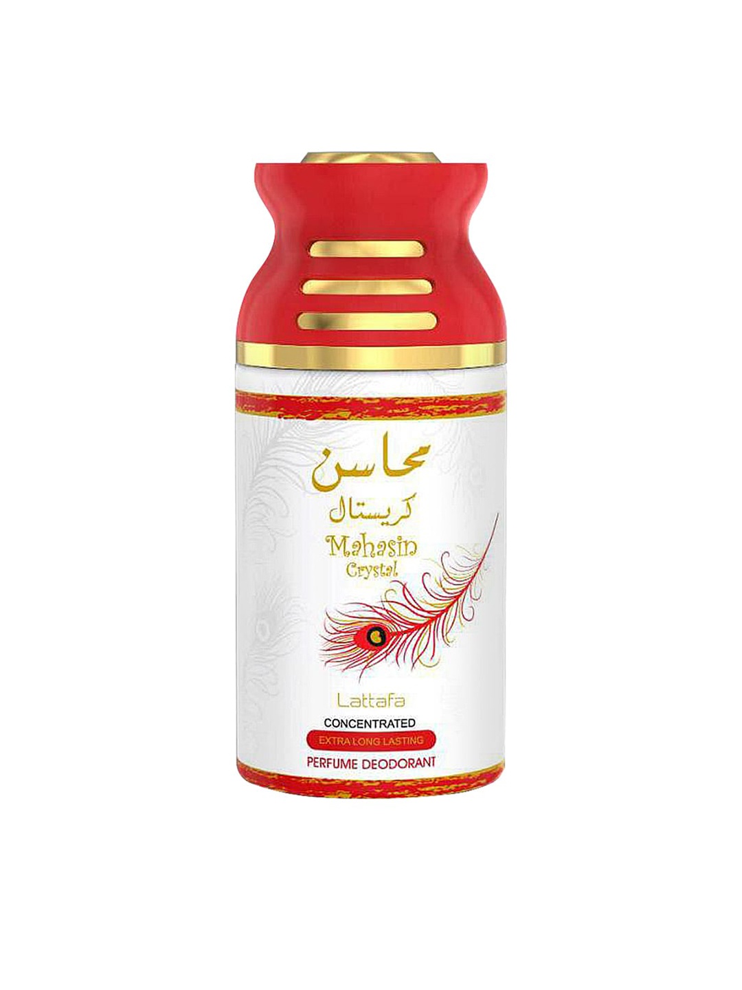 Lattafa Unisex Mahasin CrystalImported Long Lasting Perfumed Deodorant Spray 250 ml, White
Lattafa Unisex Mahasin CrystalImported Long Lasting Perfumed Deodorant Spray 250 ml, White