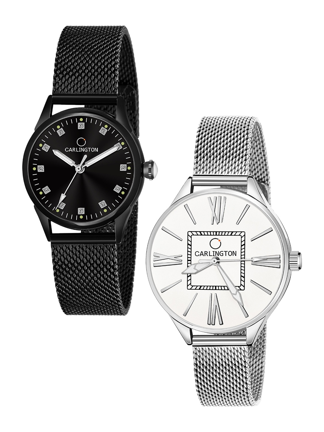 CARLINGTON Woman Pack of 2 Multicoloured Dial & Multicoloured Bracelet Style Straps Watch, Multi
CARLINGTON Woman Pack of 2 Multicoloured Dial & Multicoloured Bracelet Style Straps Watch, Multi