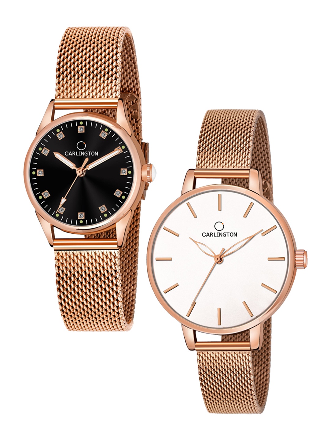 CARLINGTON Women Multicoloured Embellished Dial & Multicoloured Stainless Steel Bracelet Style Straps Watch, Multi
CARLINGTON Women Multicoloured Embellished Dial & Multicoloured Stainless Steel Bracelet Style Straps Watch, Multi