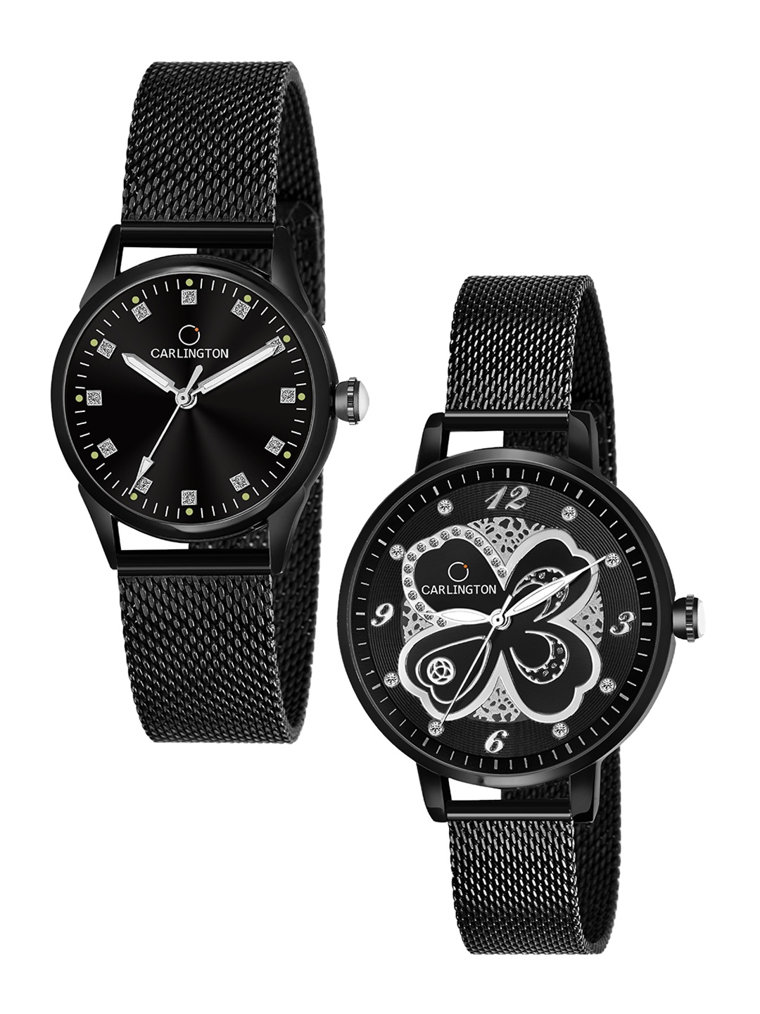 CARLINGTON Women Multicoloured Embellished Dial & Multicoloured Stainless Steel Bracelet Style Straps Watch, Multi
CARLINGTON Women Multicoloured Embellished Dial & Multicoloured Stainless Steel Bracelet Style Straps Watch, Multi