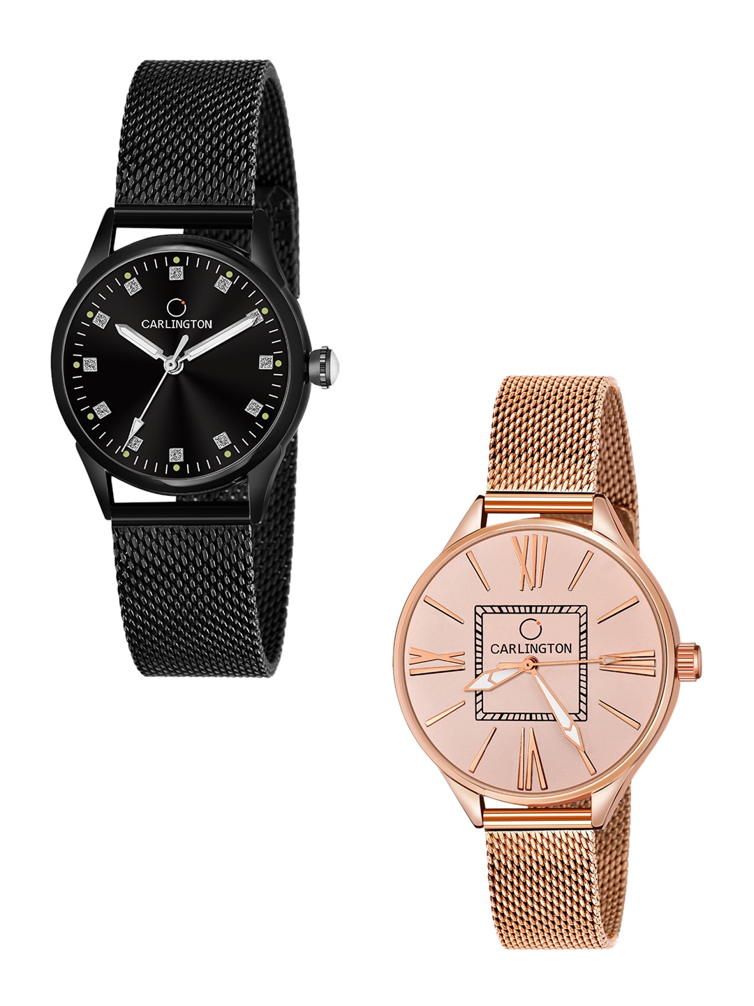 CARLINGTON Women Multicoloured Dial & Multicoloured Stainless Steel Bracelet Style Straps Analogue Watch, Multi
CARLINGTON Women Multicoloured Dial & Multicoloured Stainless Steel Bracelet Style Straps Analogue Watch, Multi