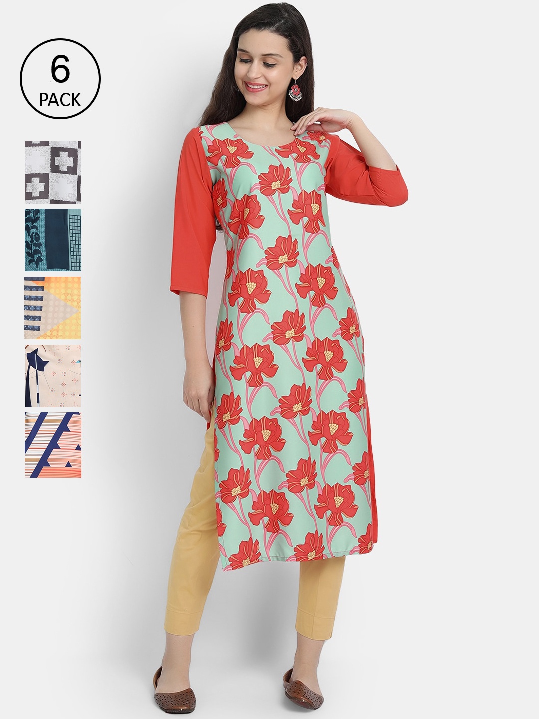 7Threads Women Multicoloured & grenadine Floral Printed Cold-Shoulder Sleeves Mirror Work Crepe Kurta, Multi
7Threads Women Multicoloured & grenadine Floral Printed Cold-Shoulder Sleeves Mirror Work Crepe Kurta, Multi
