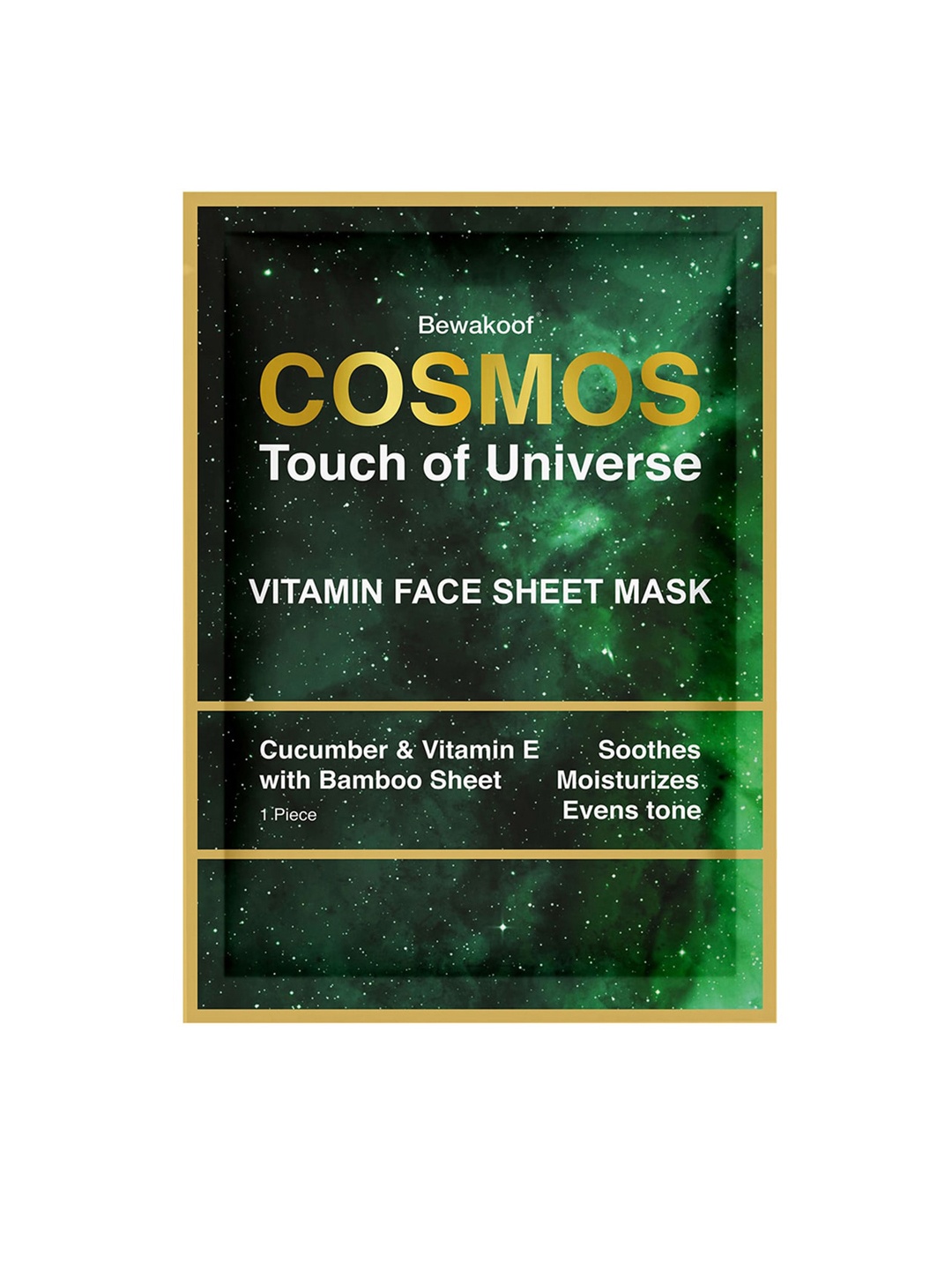 BEWAKOOF COSMOS White Magic Vitamin Face Sheet With Cucumber Vitamin E & Bamboo Sheet
BEWAKOOF COSMOS White Magic Vitamin Face Sheet With Cucumber Vitamin E & Bamboo Sheet