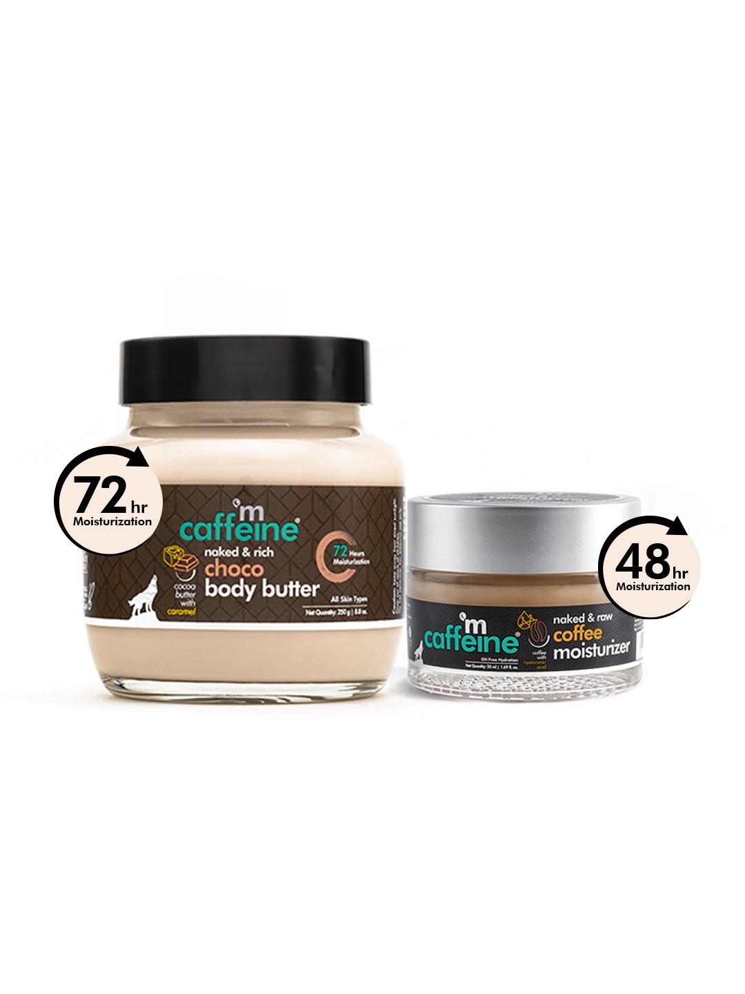 MCaffeine Deep Moisturization Duo - Choco Body Butter & Coffee Face Moisturizer, Brown
MCaffeine Deep Moisturization Duo - Choco Body Butter & Coffee Face Moisturizer, Brown