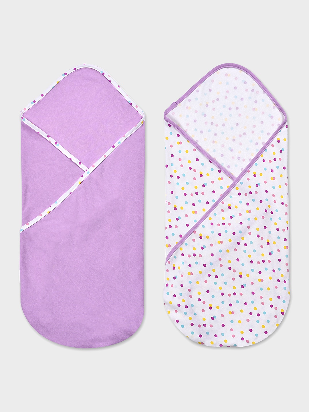 MiArcus Infants Kids Pack Of 2 White & Purple Muffle Interlock Unicorn Swaddle Wraps, Multi
MiArcus Infants Kids Pack Of 2 White & Purple Muffle Interlock Unicorn Swaddle Wraps, Multi