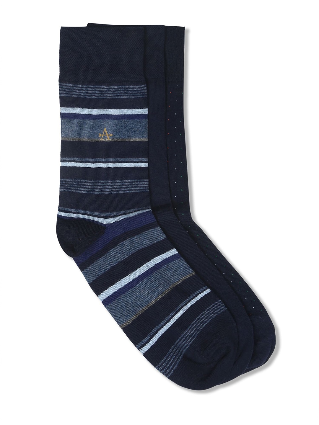 Arrow Men Pack Of 2 Assorted Above Ankle-Length Socks