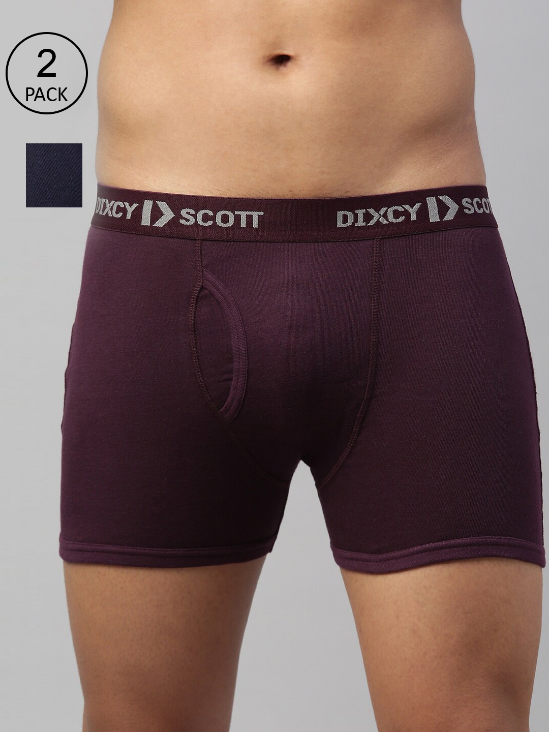DIXCY SCOTT MAXIMUS Men Pack Of 2 Solid Anti Microbial Cotton Trunks MAXT-003-KINETIC TRUNK-P2, Navy blue
DIXCY SCOTT MAXIMUS Men Pack Of 2 Solid Anti Microbial Cotton Trunks MAXT-003-KINETIC TRUNK-P2, Navy blue