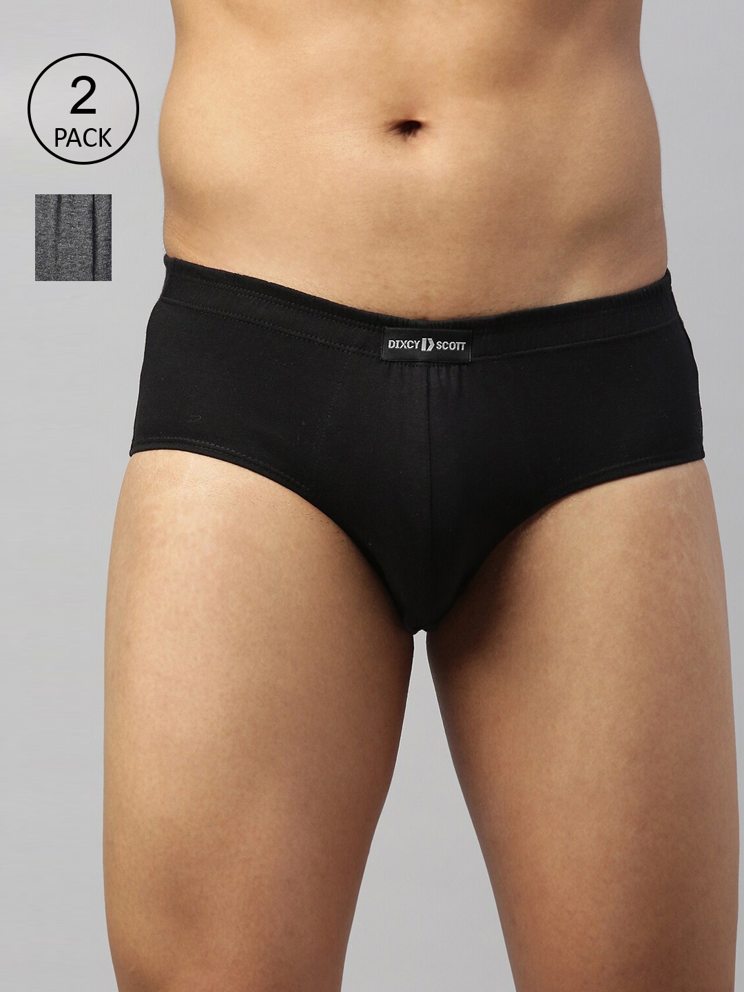 DIXCY SCOTT MAXIMUS Men Pack of 2 Pure Cotton Basic MAXB-001-VITAL BRIEF-P2, Black
DIXCY SCOTT MAXIMUS Men Pack of 2 Pure Cotton Basic MAXB-001-VITAL BRIEF-P2, Black