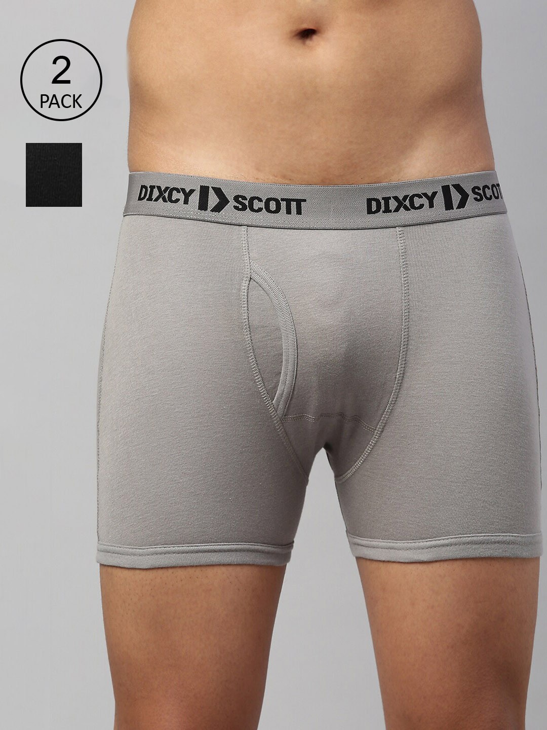 DIXCY SCOTT MAXIMUS Men Pack Of 2 Solid Cotton Trunks MAXT-003-KINETIC TRUNK-P2, Grey
DIXCY SCOTT MAXIMUS Men Pack Of 2 Solid Cotton Trunks MAXT-003-KINETIC TRUNK-P2, Grey