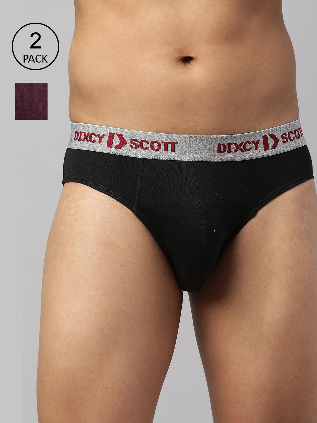 DIXCY SCOTT MAXIMUS Men Pack Of 2 Anti-Microbial Finish Pure Cotton Brief, Black
DIXCY SCOTT MAXIMUS Men Pack Of 2 Anti-Microbial Finish Pure Cotton Brief, Black