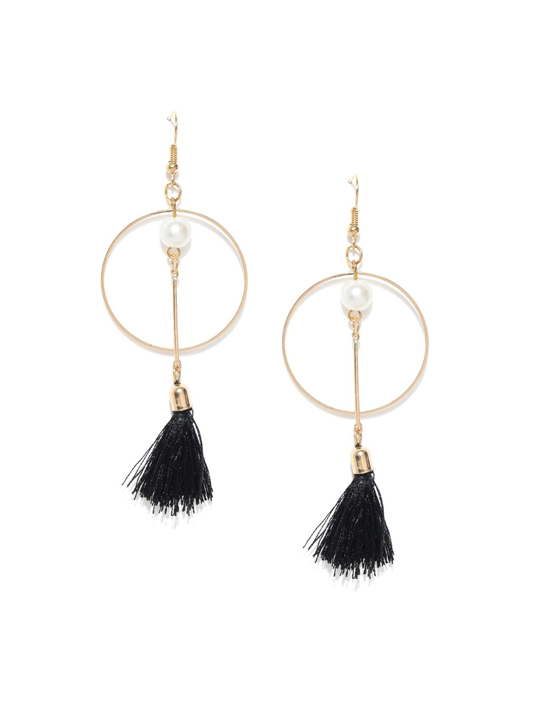 OOMPH Black Contemporary Drop Earrings
OOMPH Black Contemporary Drop Earrings