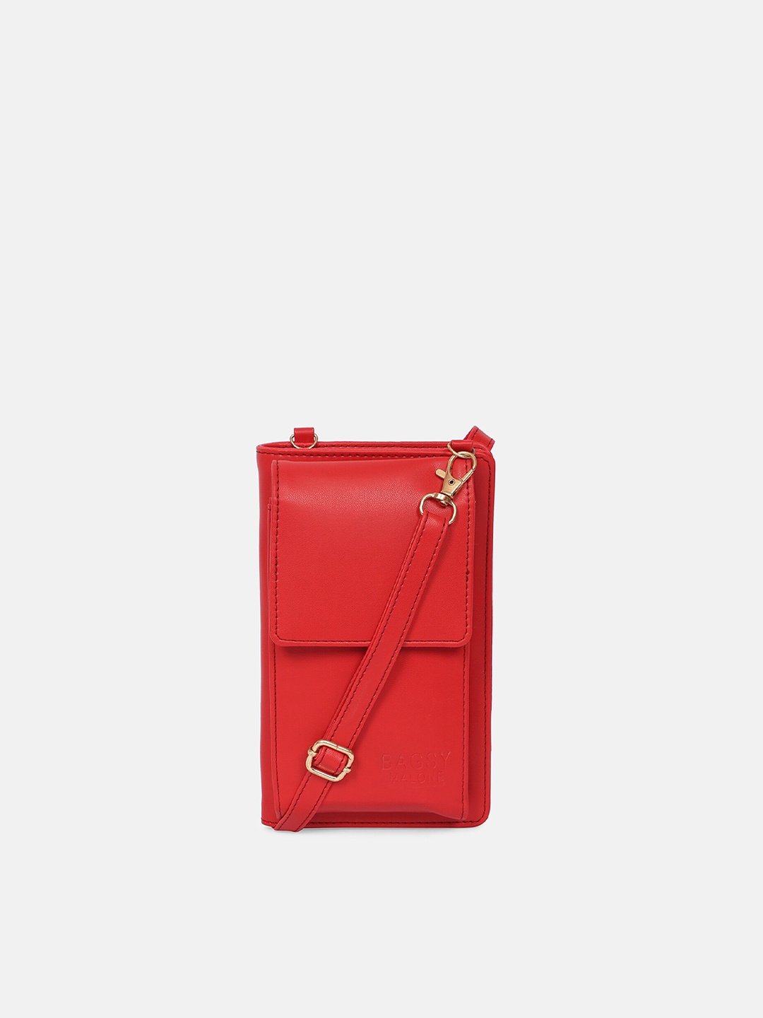 Bagsy Malone Red & Grey Purse Clutch