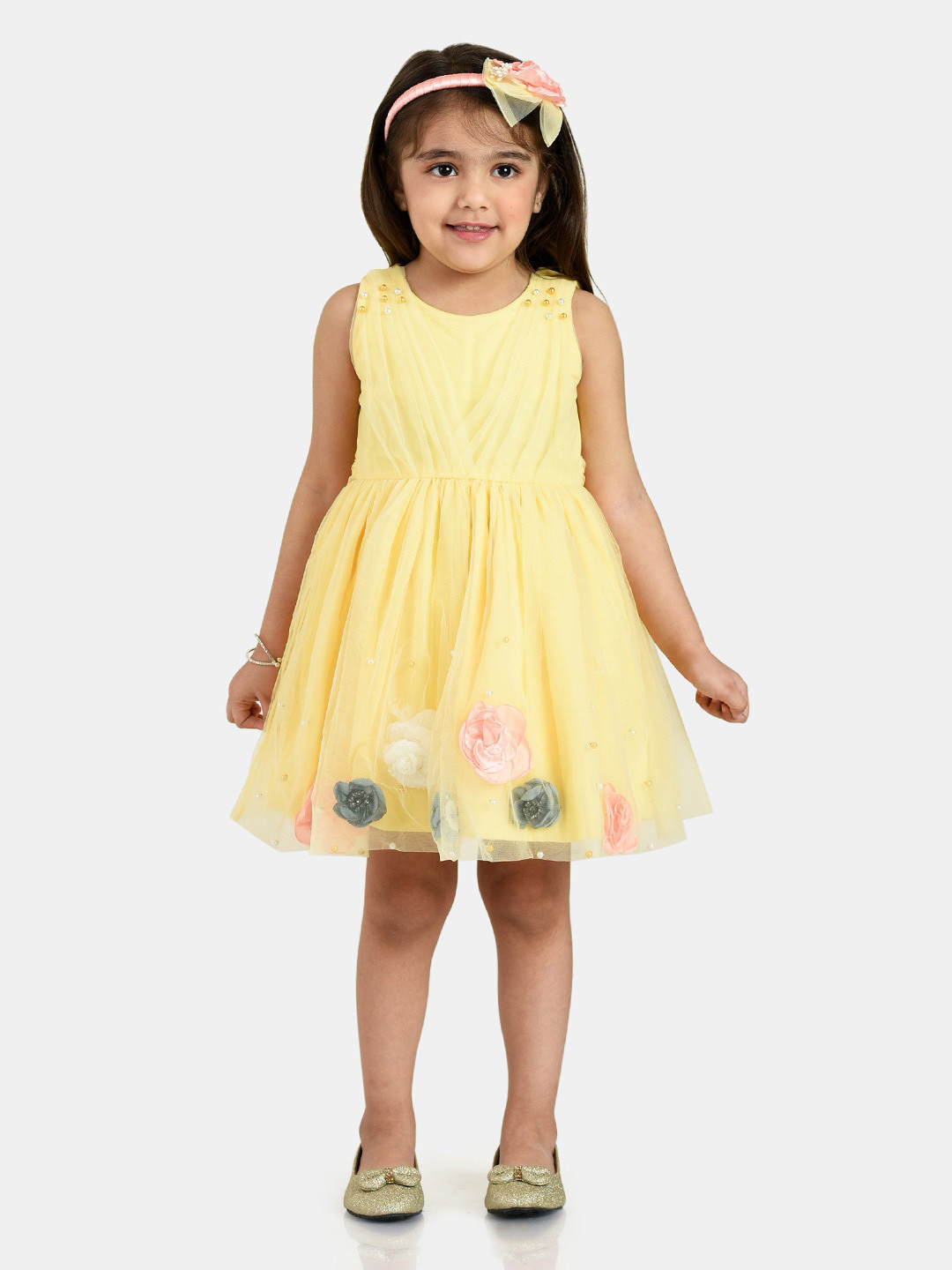 Peppermint Yellow Floral Net Dress
Peppermint Yellow Floral Net Dress