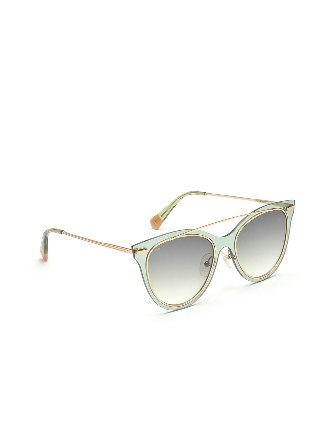 Image Women Green Lens & Green Cateye Sunglasses, Sea green