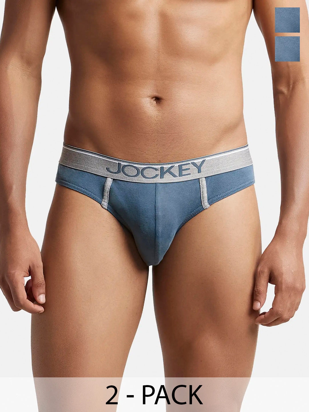 Pack Of 2 Super Combed Cotton Rib Solid Brief with Ultrasoft Waistband-8044, Grey
Pack Of 2 Super Combed Cotton Rib Solid Brief with Ultrasoft Waistband-8044, Grey