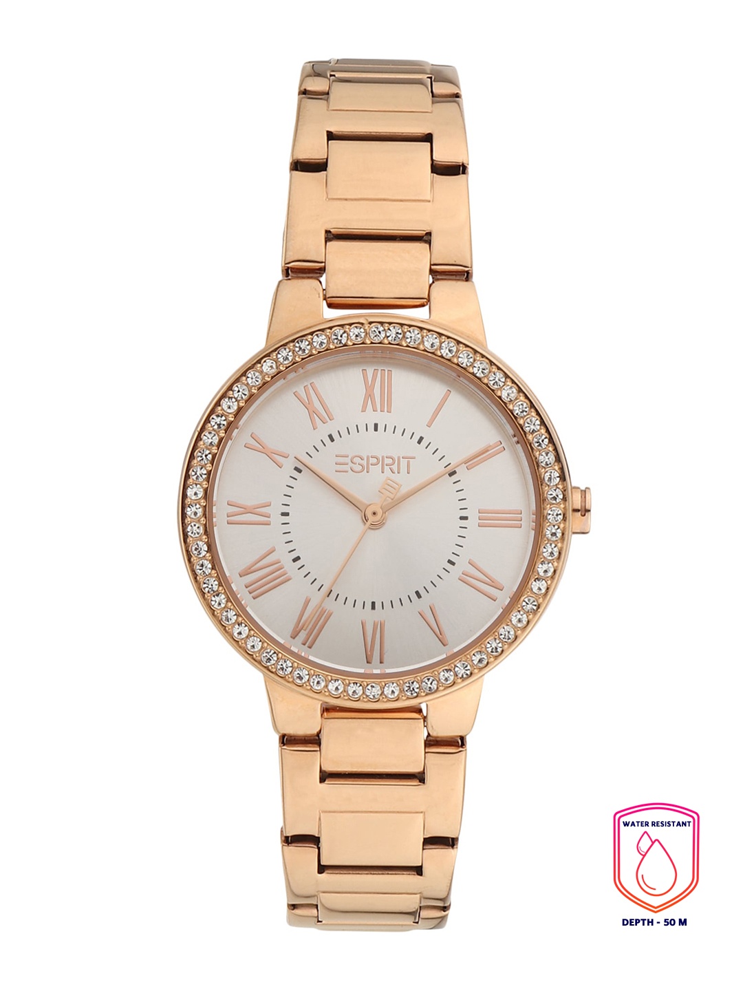 ESPRIT Women Silver-Toned Dial & Multicoloured Stainless Steel Bracelet Style Straps Analogue Watch, Multi
ESPRIT Women Silver-Toned Dial & Multicoloured Stainless Steel Bracelet Style Straps Analogue Watch, Multi
