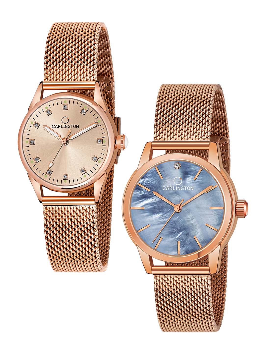 CARLINGTON Women Multicoloured Embellished Dial & Multicoloured Stainless Steel Bracelet Style Straps Watch, Multi
CARLINGTON Women Multicoloured Embellished Dial & Multicoloured Stainless Steel Bracelet Style Straps Watch, Multi