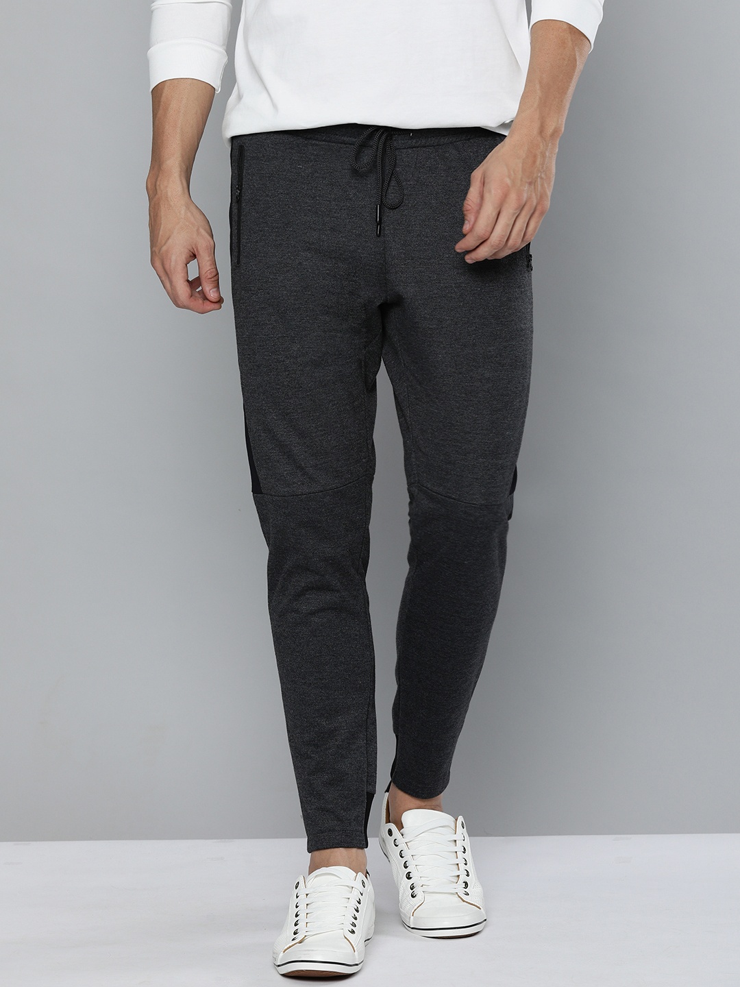 Mast & Harbour Men Anthra Grey Melange Solid Regular Fit Mid-Rise Regular Track Pants
Mast & Harbour Men Anthra Grey Melange Solid Regular Fit Mid-Rise Regular Track Pants