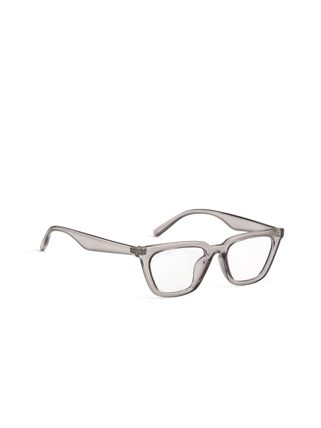 ROYAL SON Unisex Clear Lens & Gunmetal-Toned Wayfarer Sunglasses - CHI00126-C2-Clear, Transparent
ROYAL SON Unisex Clear Lens & Gunmetal-Toned Wayfarer Sunglasses - CHI00126-C2-Clear, Transparent