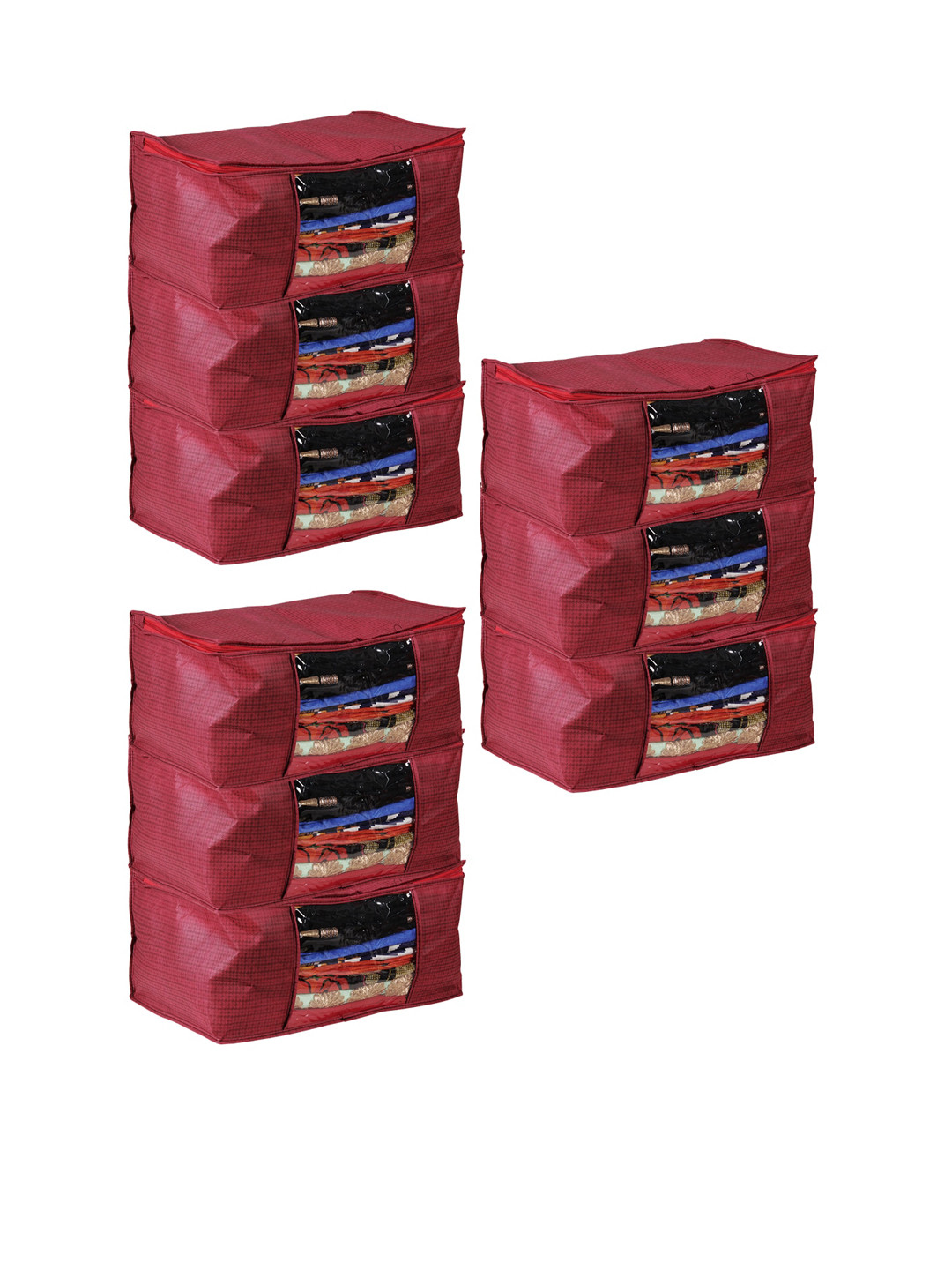 Story@home Set Of 9 Maroon Printed Storage Bags
Story@home Set Of 9 Maroon Printed Storage Bags