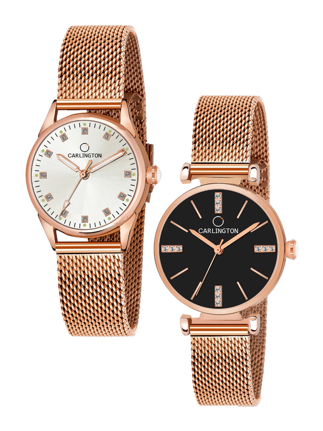 CARLINGTON Women Multicoloured Dial & Multicoloured Stainless Steel Bracelet Style Straps Analogue Watch, Multi
CARLINGTON Women Multicoloured Dial & Multicoloured Stainless Steel Bracelet Style Straps Analogue Watch, Multi