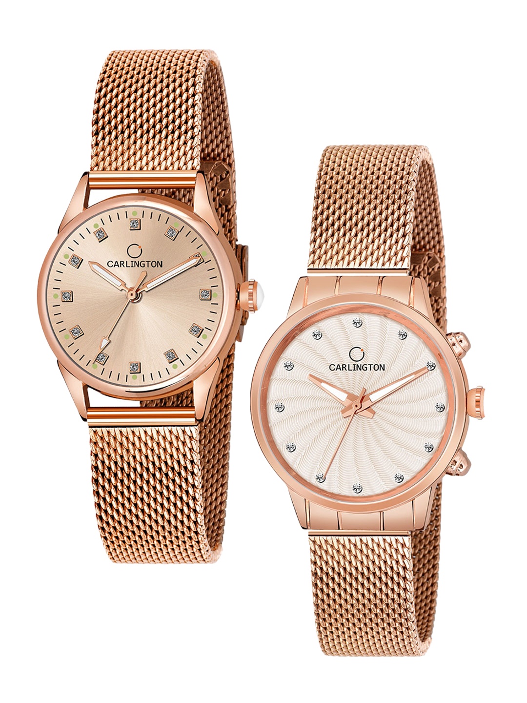 CARLINGTON Women Multicoloured Dial & Multicoloured Stainless Steel Bracelet Style Straps Analogue Watch, Multi
CARLINGTON Women Multicoloured Dial & Multicoloured Stainless Steel Bracelet Style Straps Analogue Watch, Multi