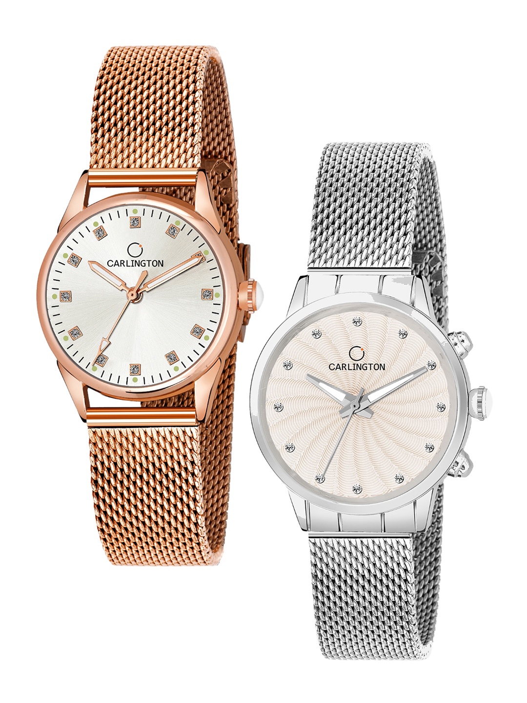 CARLINGTON Women Multicoloured Dial & Multicoloured Stainless Steel Bracelet Style Straps Analogue Watch, Multi
CARLINGTON Women Multicoloured Dial & Multicoloured Stainless Steel Bracelet Style Straps Analogue Watch, Multi
