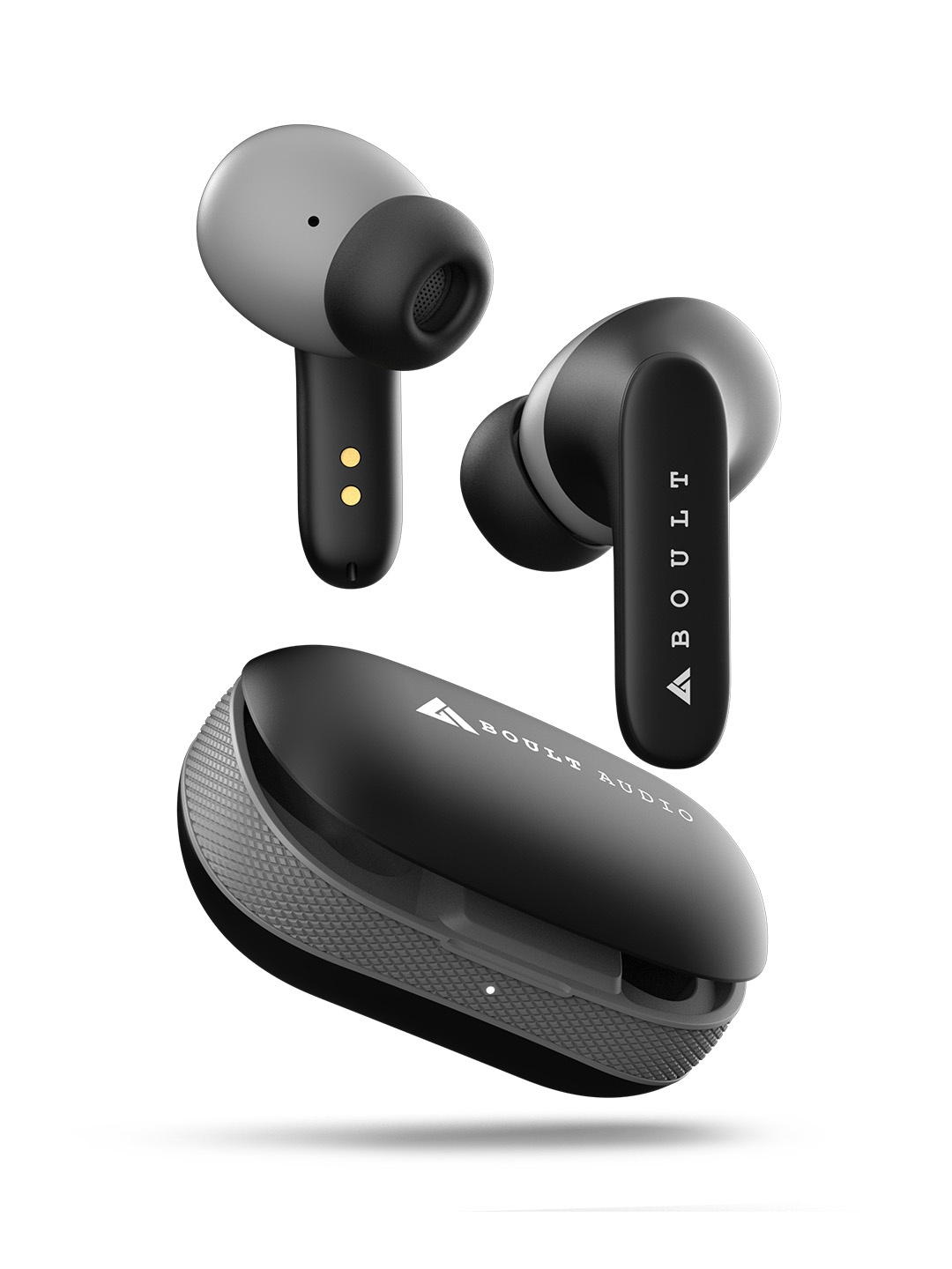 BOULT AUDIO Y1 Zen ENC Mic 50H Battery Fast Charging Pro+ Calling Knurled Design Bluetooth, Black
BOULT AUDIO Y1 Zen ENC Mic 50H Battery Fast Charging Pro+ Calling Knurled Design Bluetooth, Black