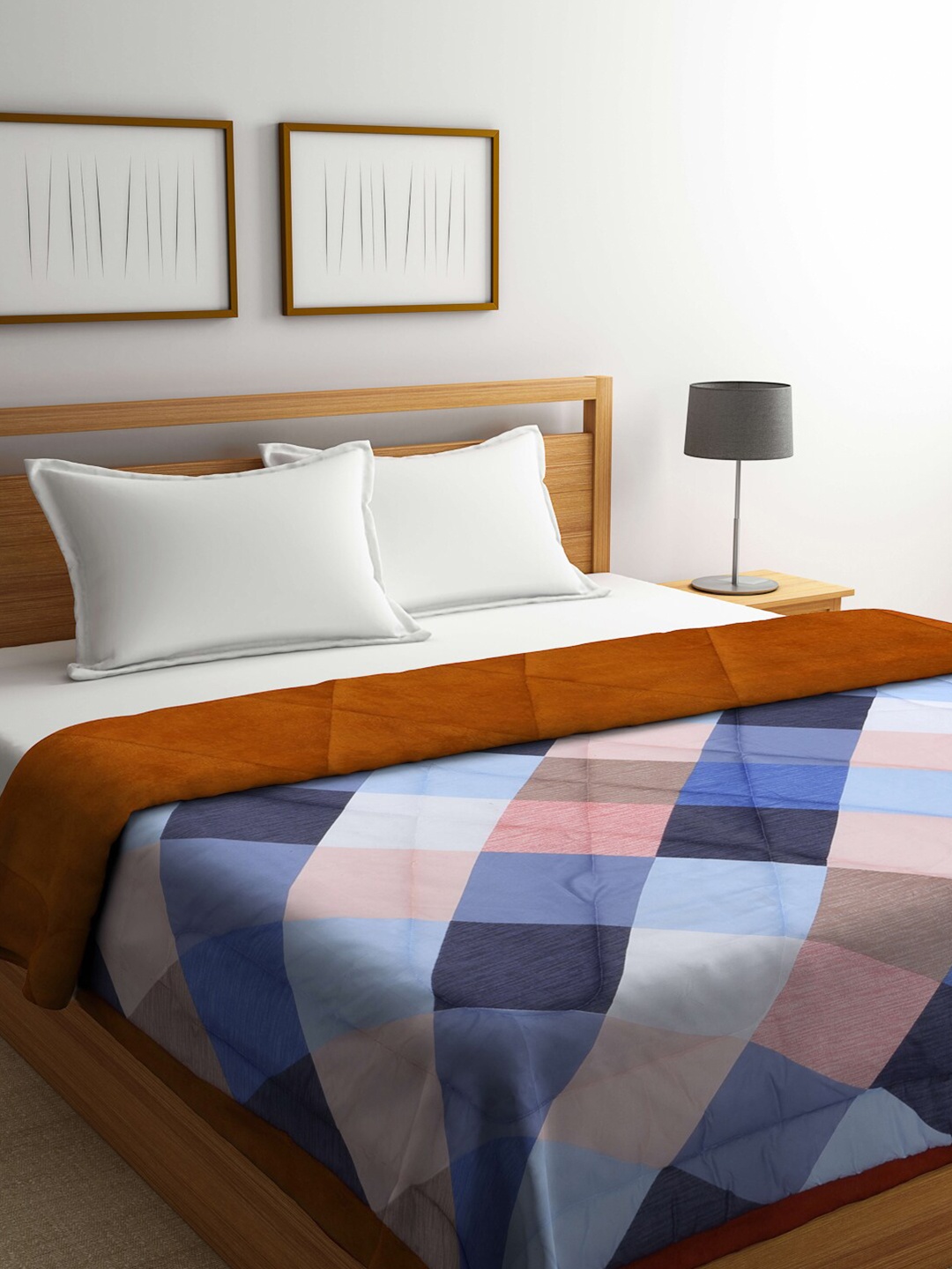 KLOTTHE Multicoloured Geometric Printed 1000 GSM Fur Heavy Winter Double Bed Quilt, Multi
KLOTTHE Multicoloured Geometric Printed 1000 GSM Fur Heavy Winter Double Bed Quilt, Multi